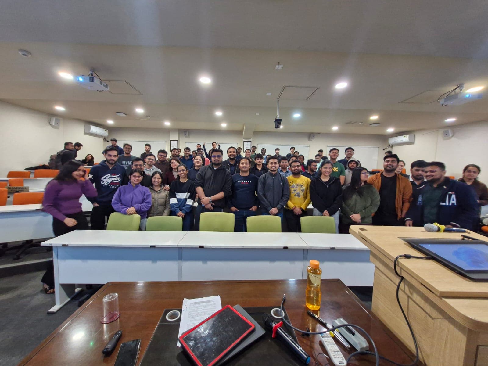 The 2-Year MBA Strategic Management cohort gathered for a group photo at the close of the course