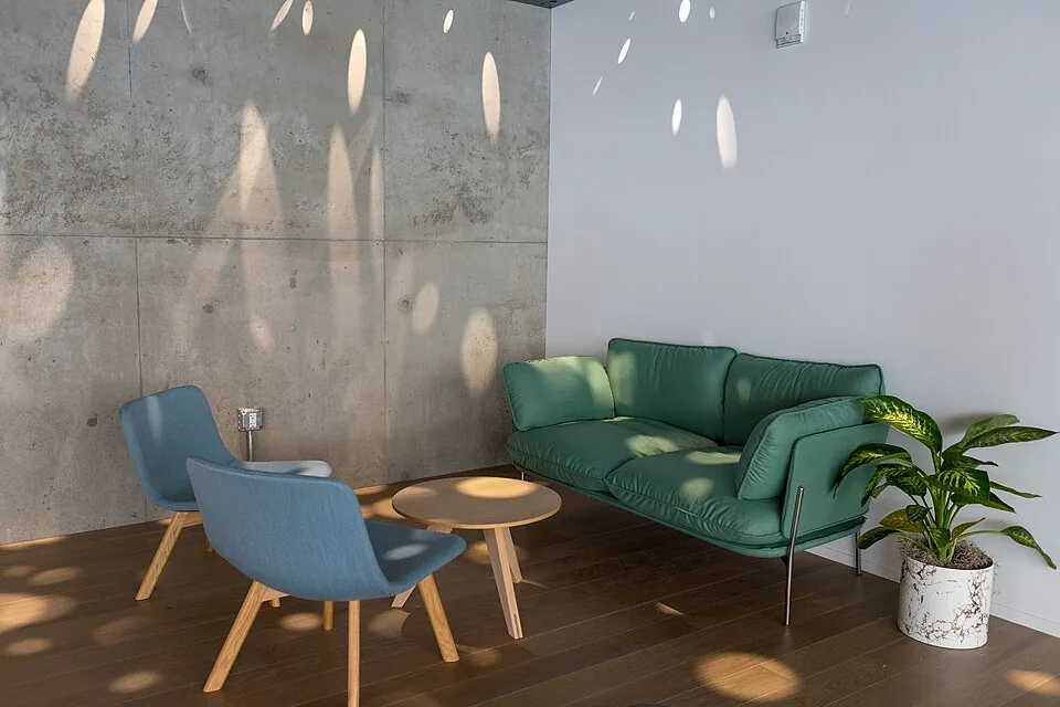 Interior of Slack's office at 500 Howard Street in San Francisco.