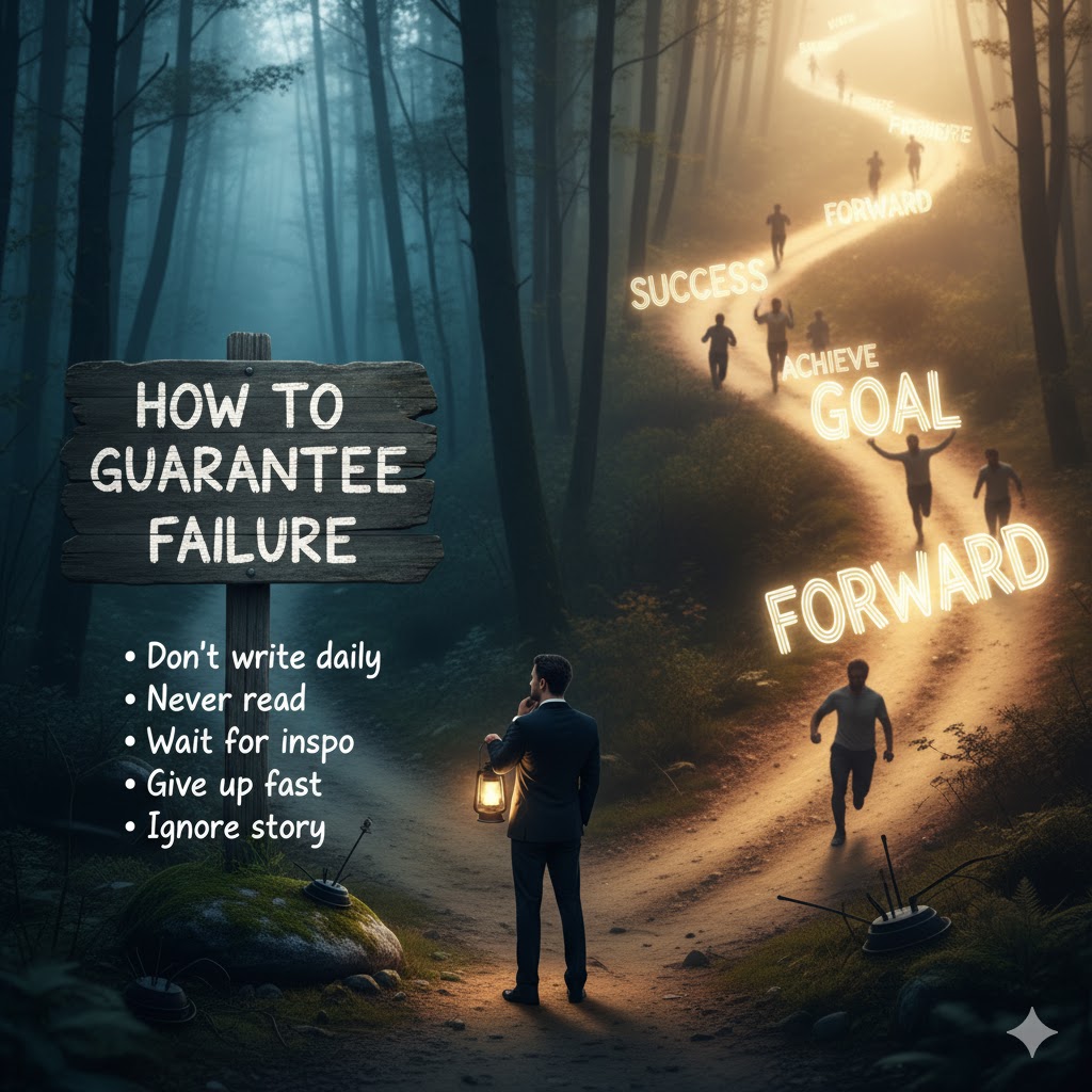 Illustration for thinking in reverse